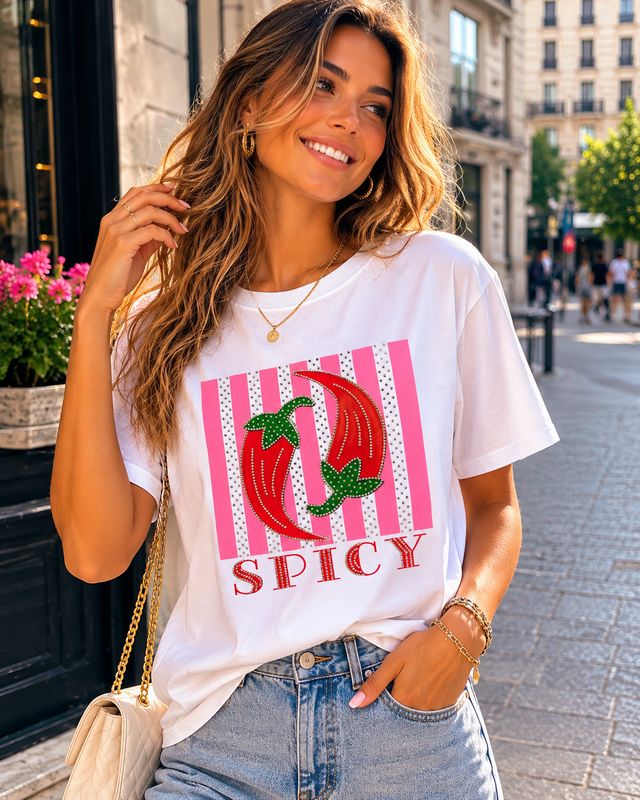 T-shirt "spicey"