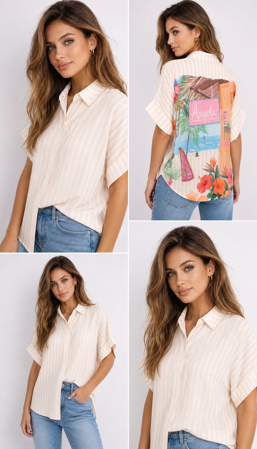Zomers blousje met kleurrijke print