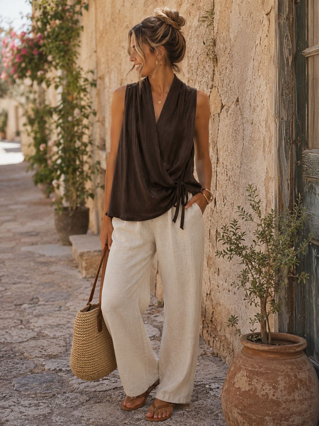Bruine overslag top