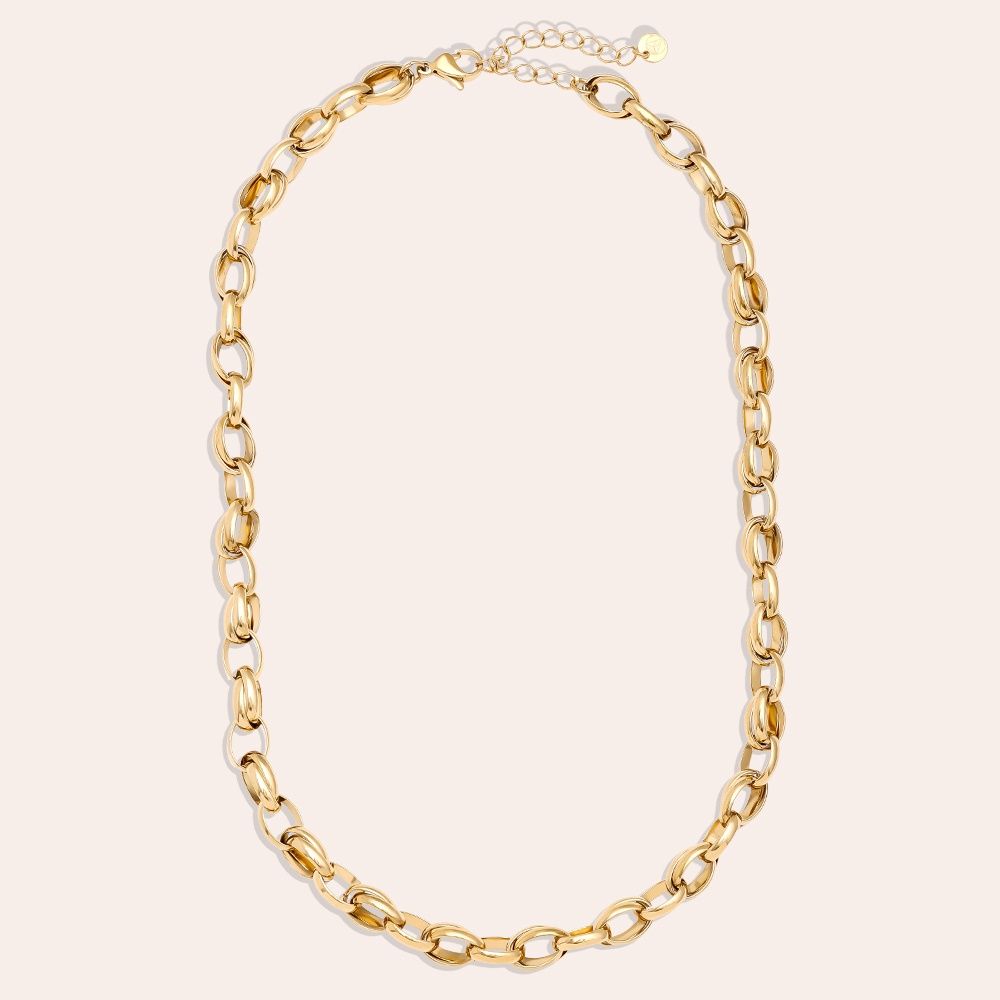 Stainless Steel oval chain ketting