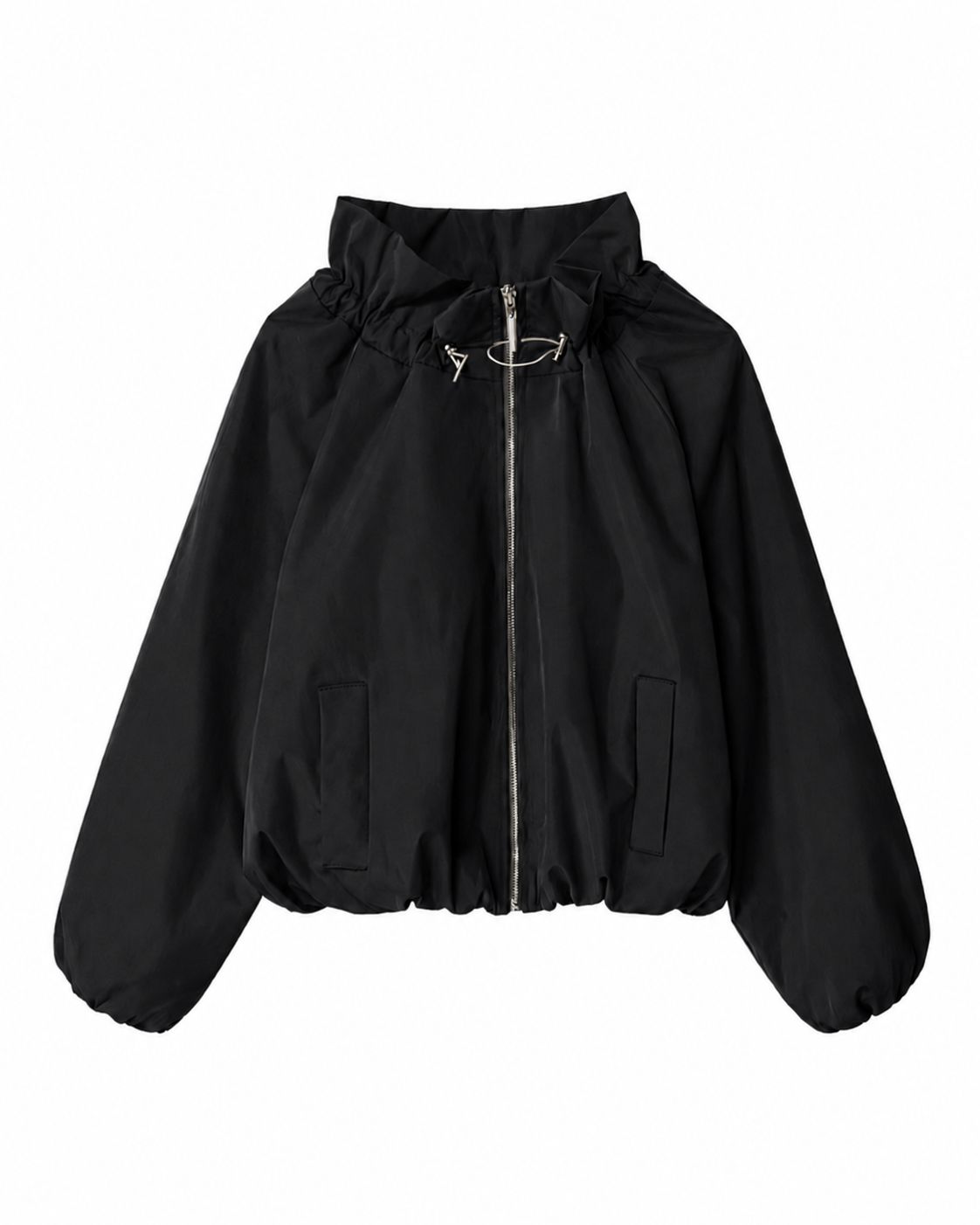 Parachute bomberjacket zwart
