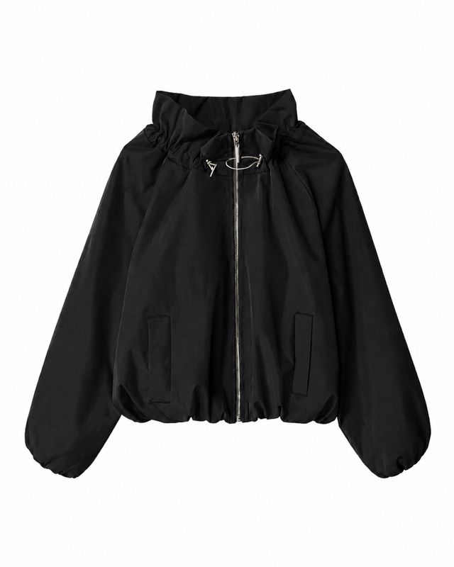 Parachute bomberjacket zwart