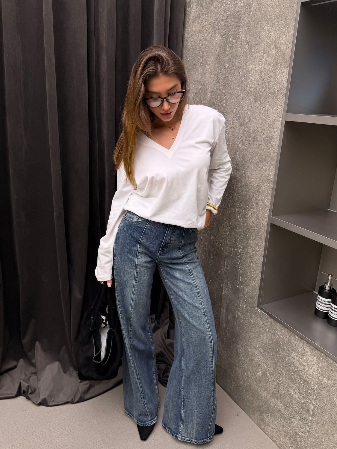Vintage Blue Palazzo jeans