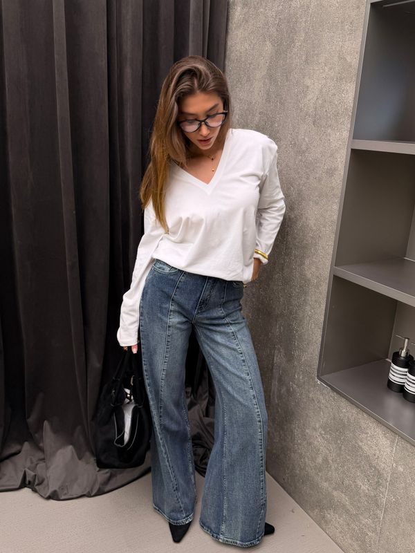 Vintage Blue Palazzo jeans