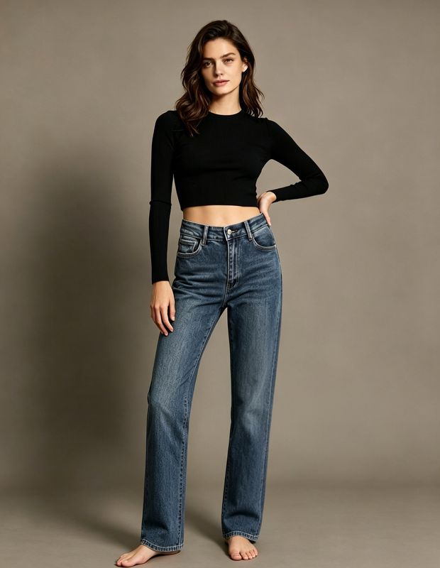 Laulia straight jeans