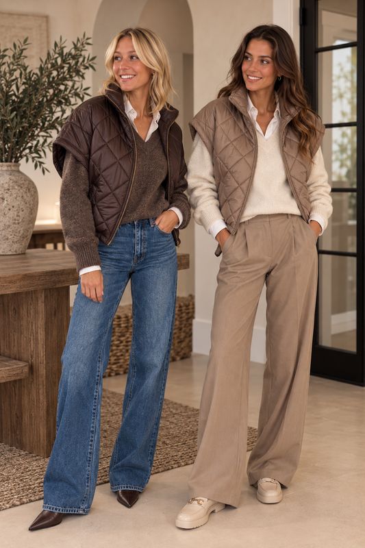 Gewatteerde bodywarmer