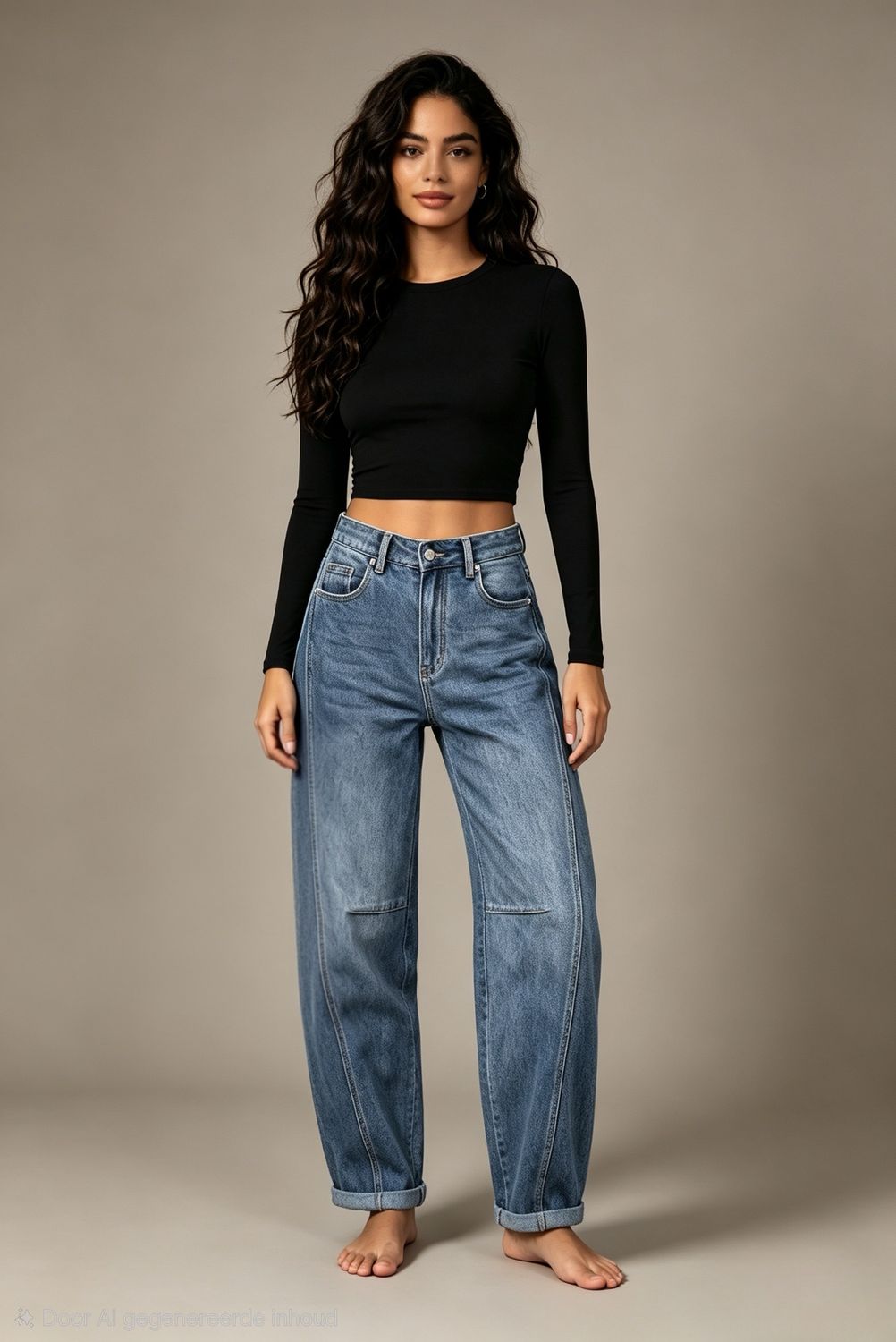 Balloon fit jeans