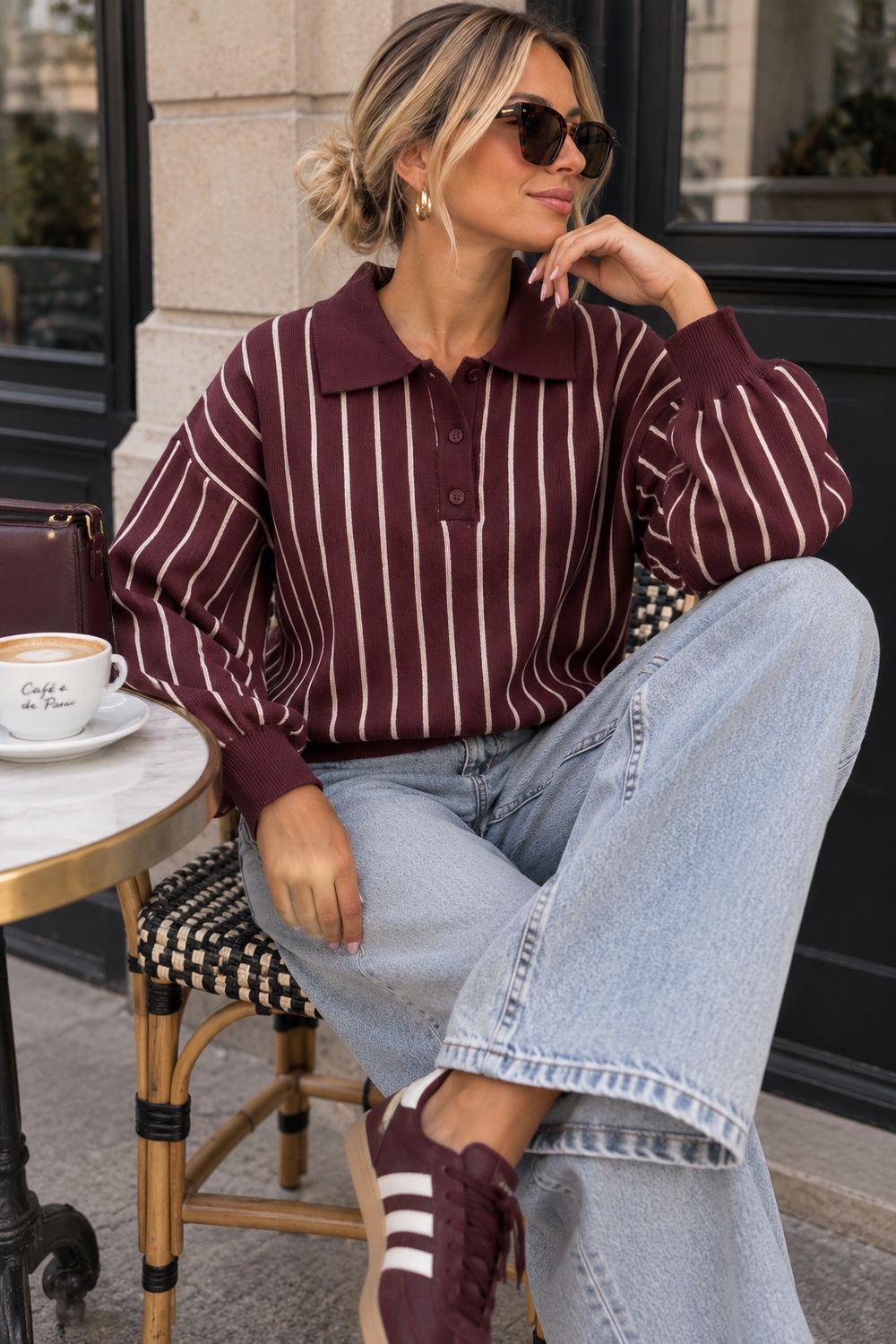 Prune caviar sweater