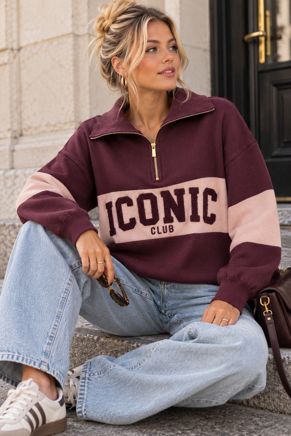 Prune Iconic sweater