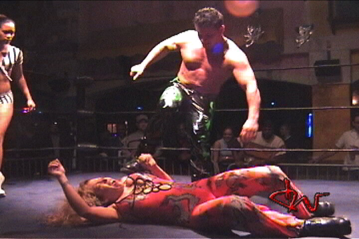 RIPTIDE AKA ANGEL ORSINI VS MR. X (INTERGENDER WRESTLING) (VOD)