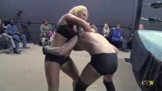 Maria Manic vs Josh Adams (Inter gender pro wrestling)