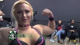 MARIA MANIC VS MIKE DEL (MATCH 2) (MAN VS WOMAN INTERGENDER WRESTLING)