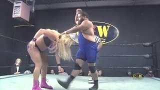 MARIA MANIC VS STEFAN PENNINGTON (INTERGENDER PRO WRESTLING)