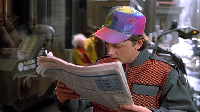Flip Paint Baseball Cap - Back to the Future II