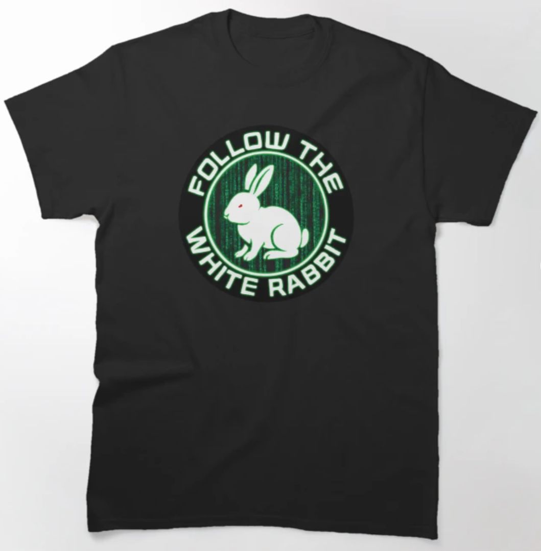 Follow the White Rabbit - Mens T-Shirt