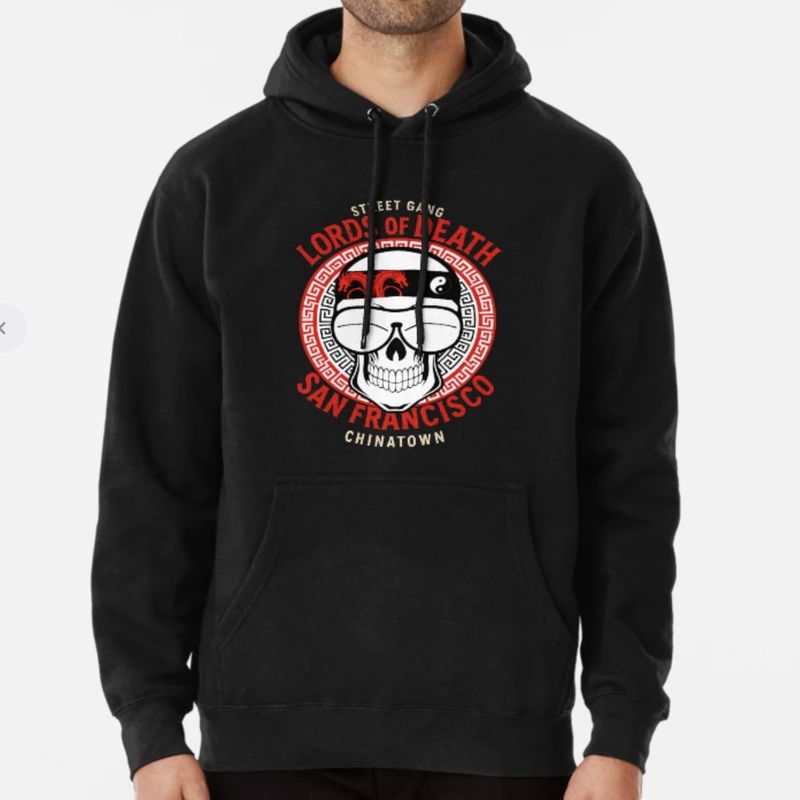 Lords of Death Street Gang - San Francisco China Town Mens Hoodie