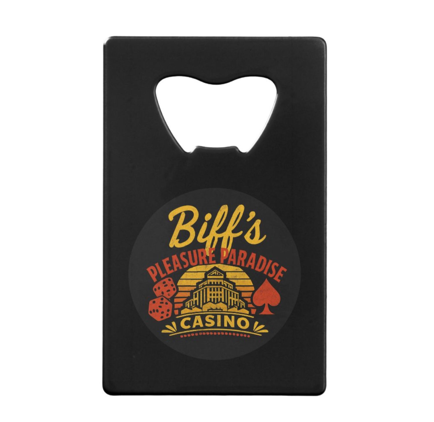 Biff&#39;s Pleasure Paradise Casino &amp; Hotel - Credit Card Bottle Opener