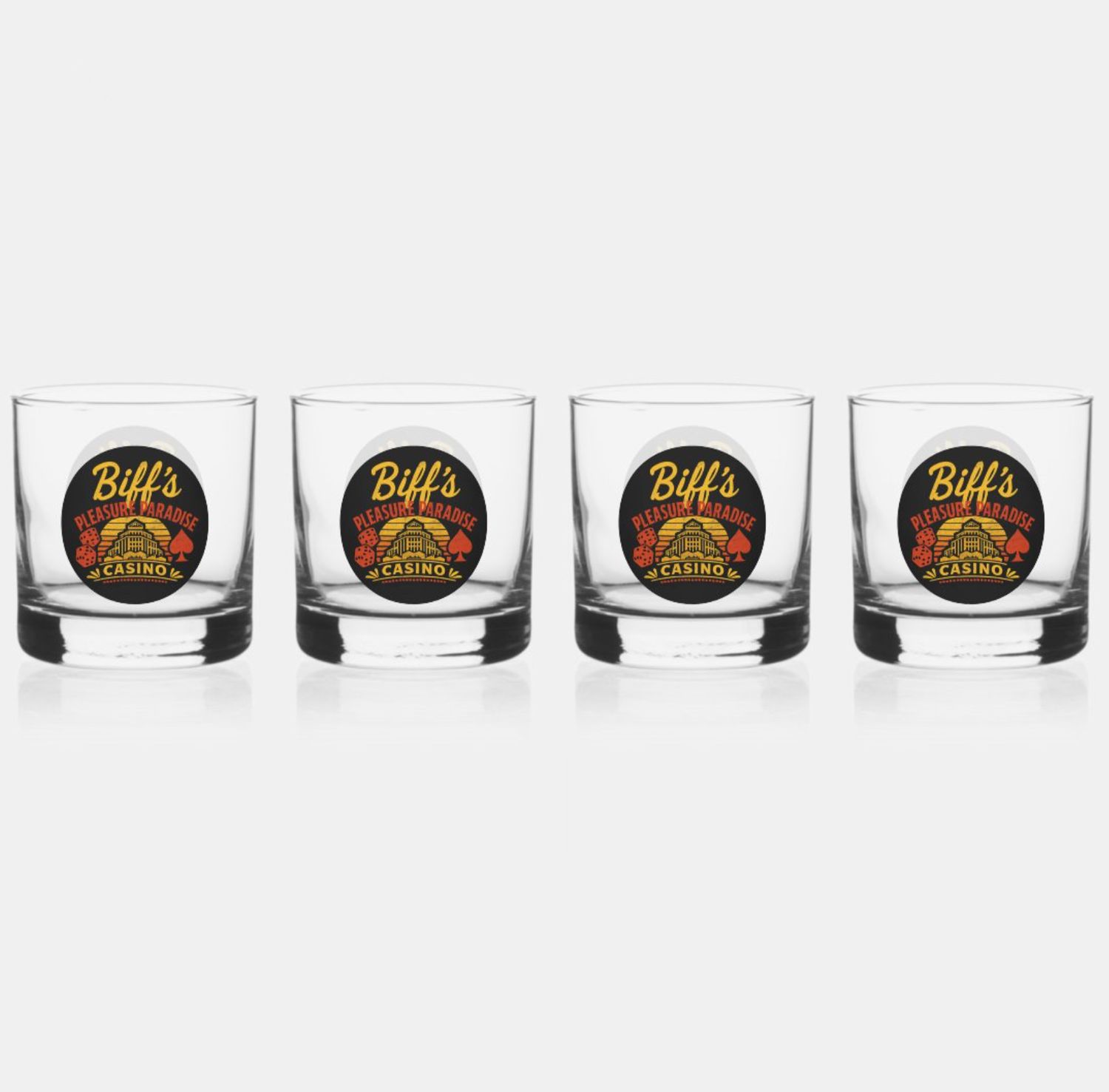 Biff&#39;s Pleasure Paradise Casino &amp; Hotel - Whiskey Glass
