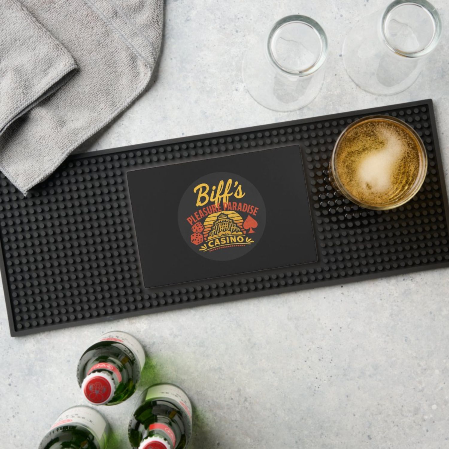 Biff&#39;s Pleasure Paradise Casino &amp; Hotel - Bar Mat