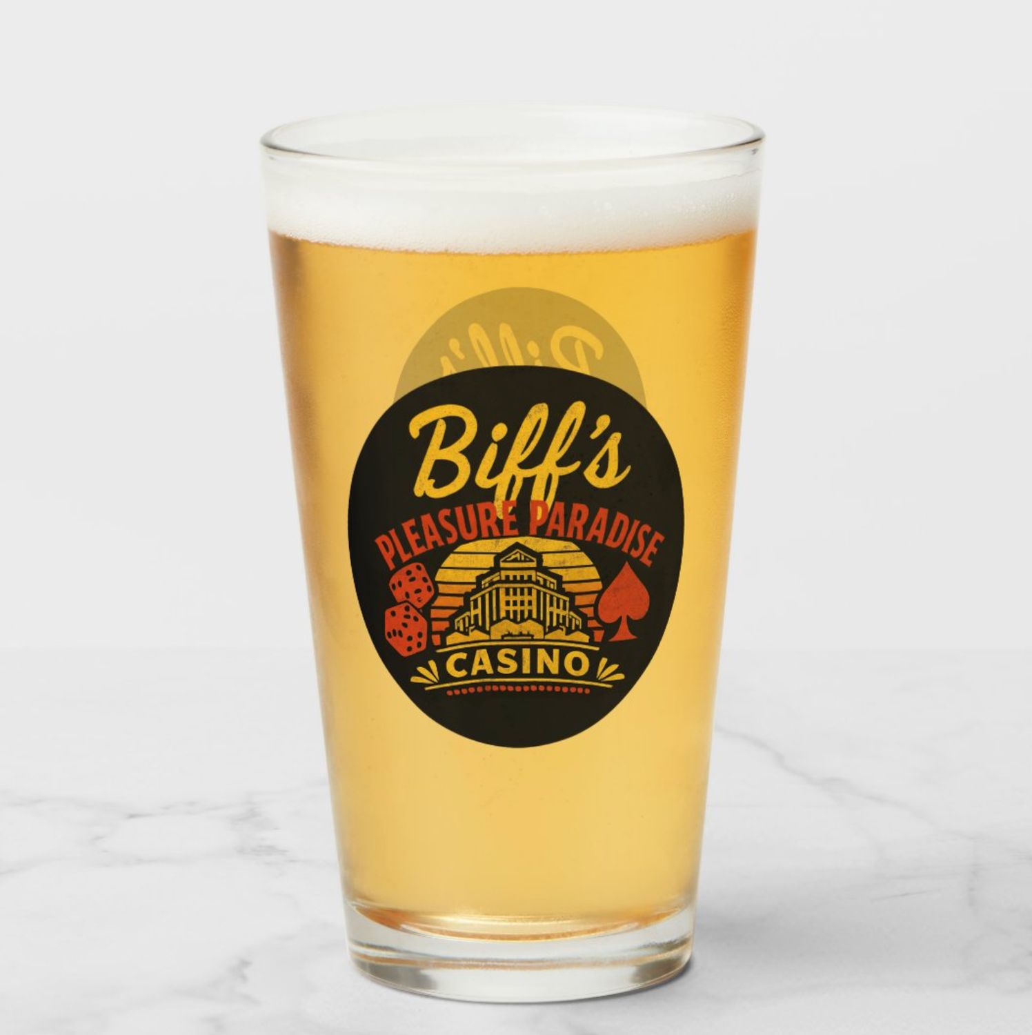 Biff&#39;s Pleasure Paradise Casino &amp; Hotel - 16oz Glass