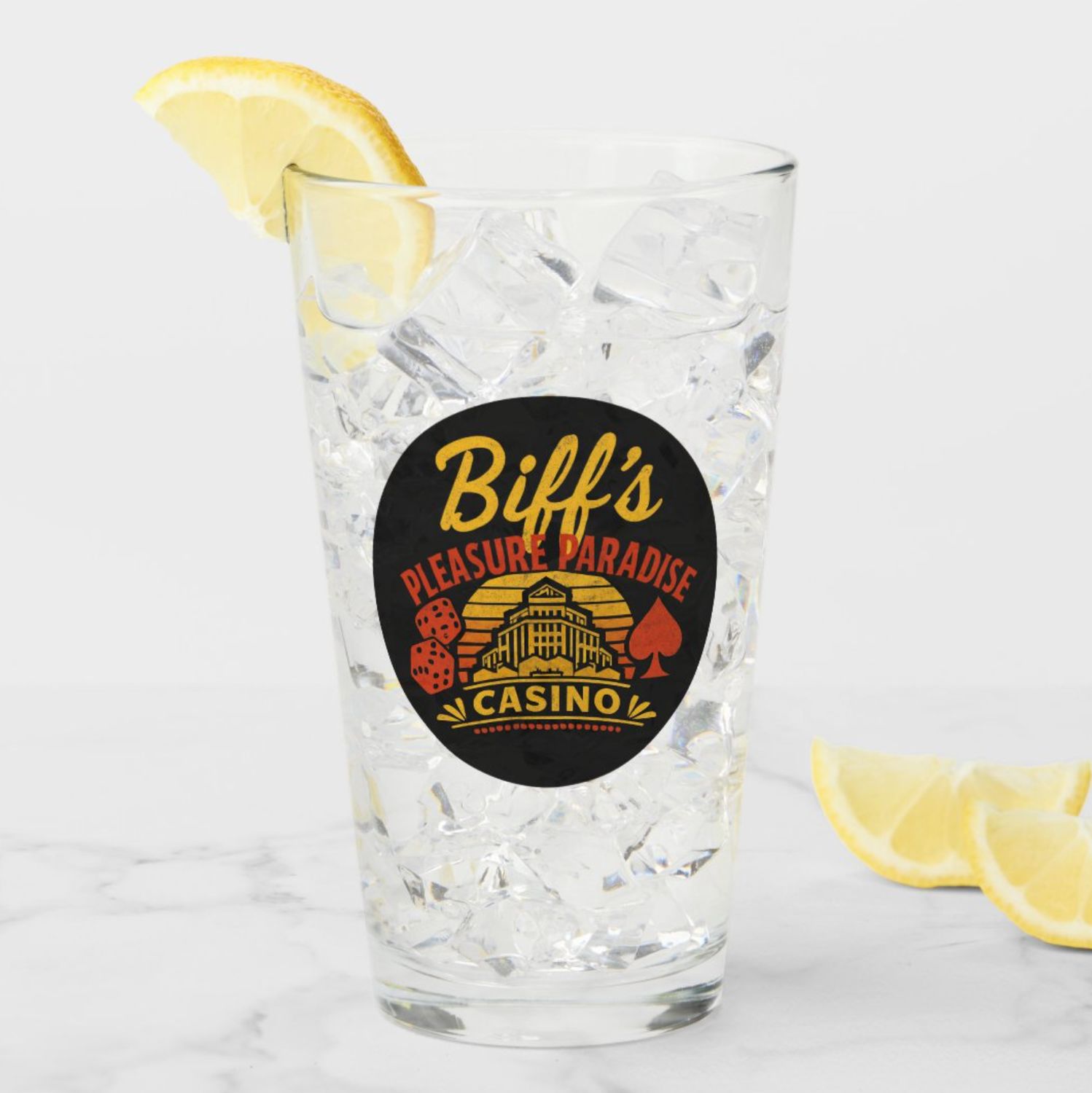 Biff&#39;s Pleasure Paradise Casino &amp; Hotel - 16oz Glass