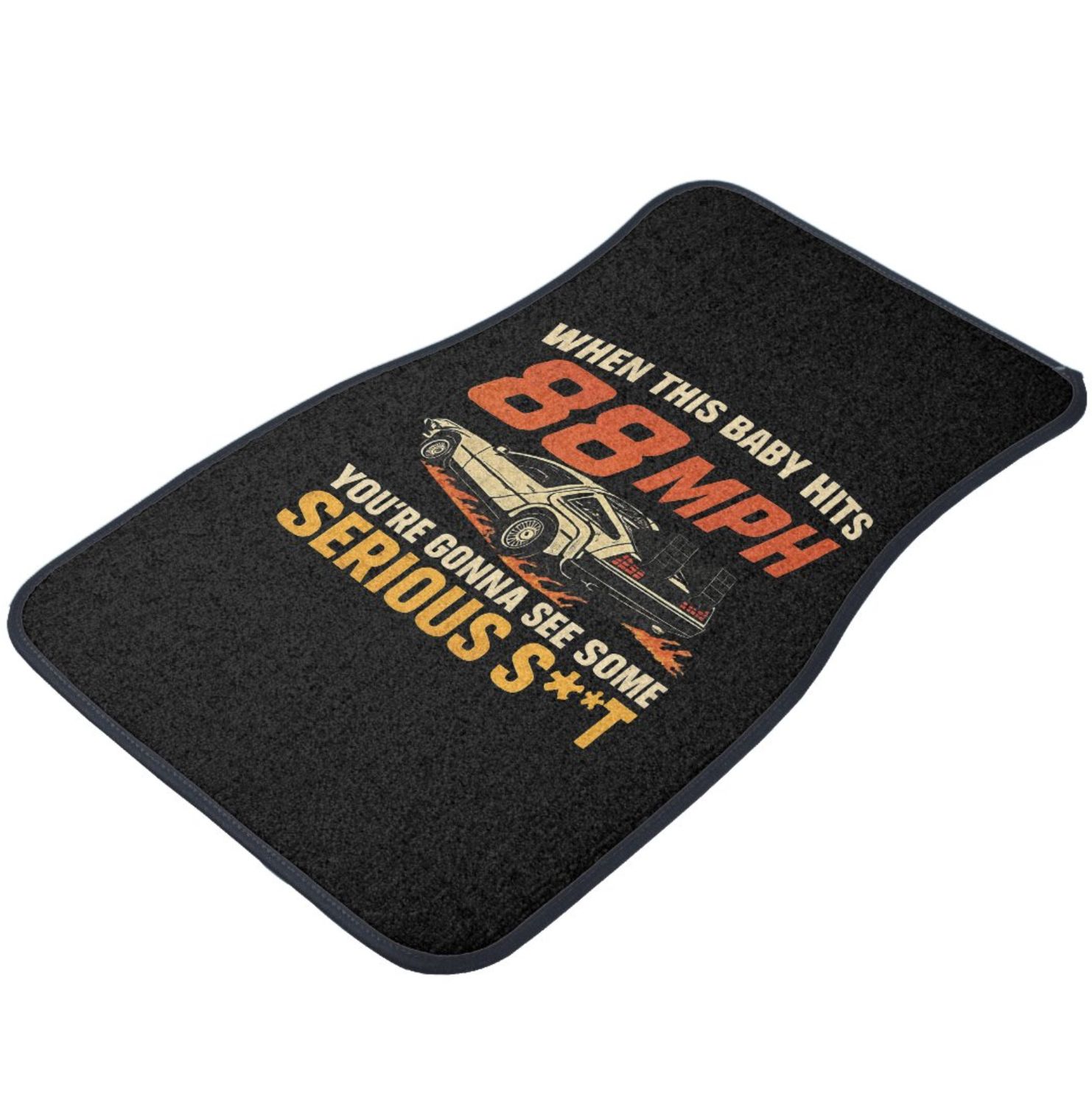 When This Baby Hits 88mph - Car Floor Mat [Front - Pair]