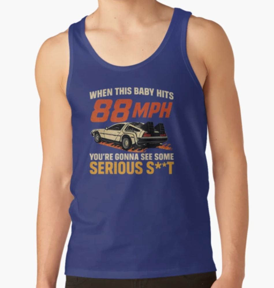 When This Baby Hits 88mph - Mens Tank Top