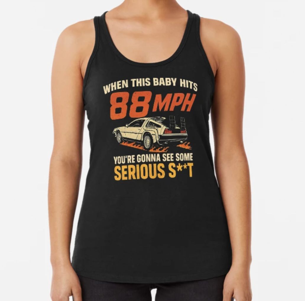 When This Baby Hits 88mph - Womens Tank Top