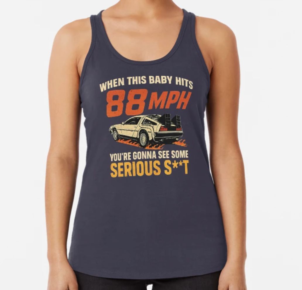 When This Baby Hits 88mph - Womens Tank Top