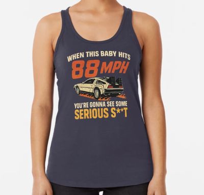 When This Baby Hits 88mph - Womens Tank Top