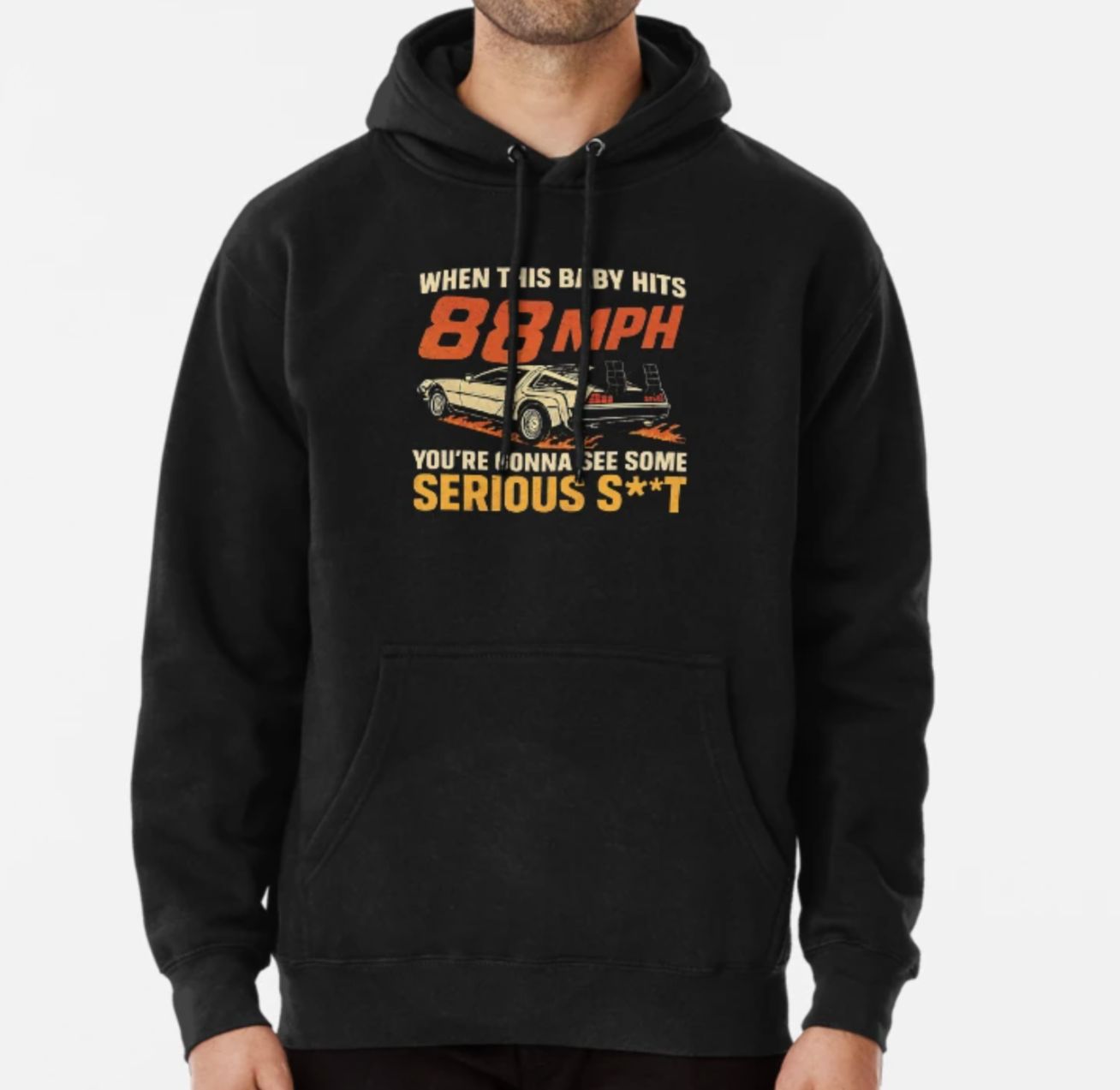 When This Baby Hits 88mph - Mens Pullover Hoodie