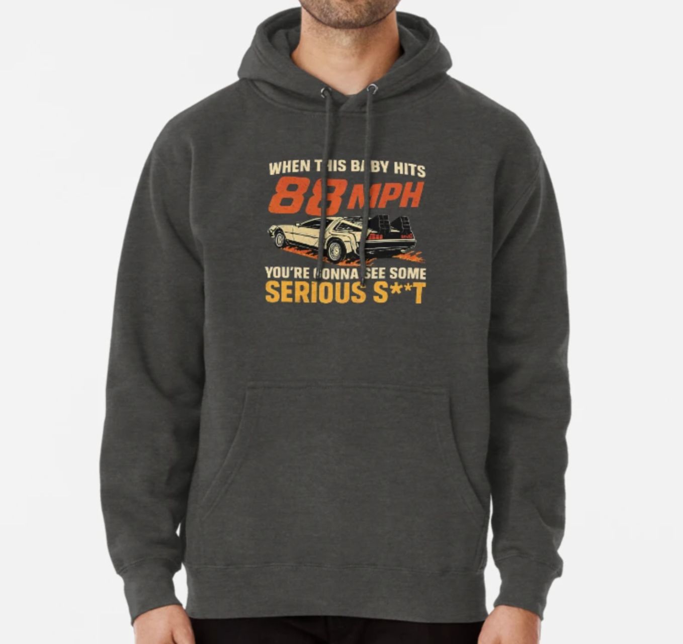 When This Baby Hits 88mph - Mens Pullover Hoodie