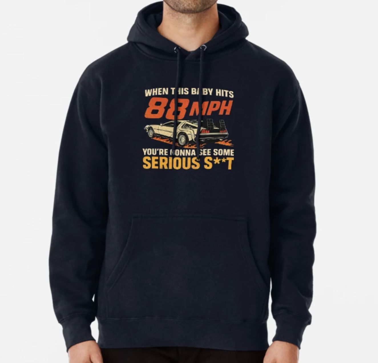 When This Baby Hits 88mph - Mens Pullover Hoodie