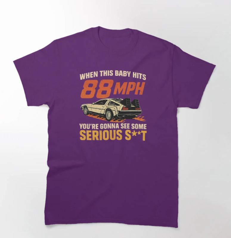 When This Baby Hits 88mph - Mens T-shirt