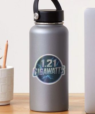 1.21 GIGAWATTS - Holographic Foil Sticker