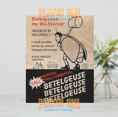 Betelguese Bio-Exorcist - Matte Finish 8.5&quot; x 11&quot; Flyer