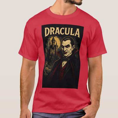 Count Dracula and his Castle - Mens T-Shirt