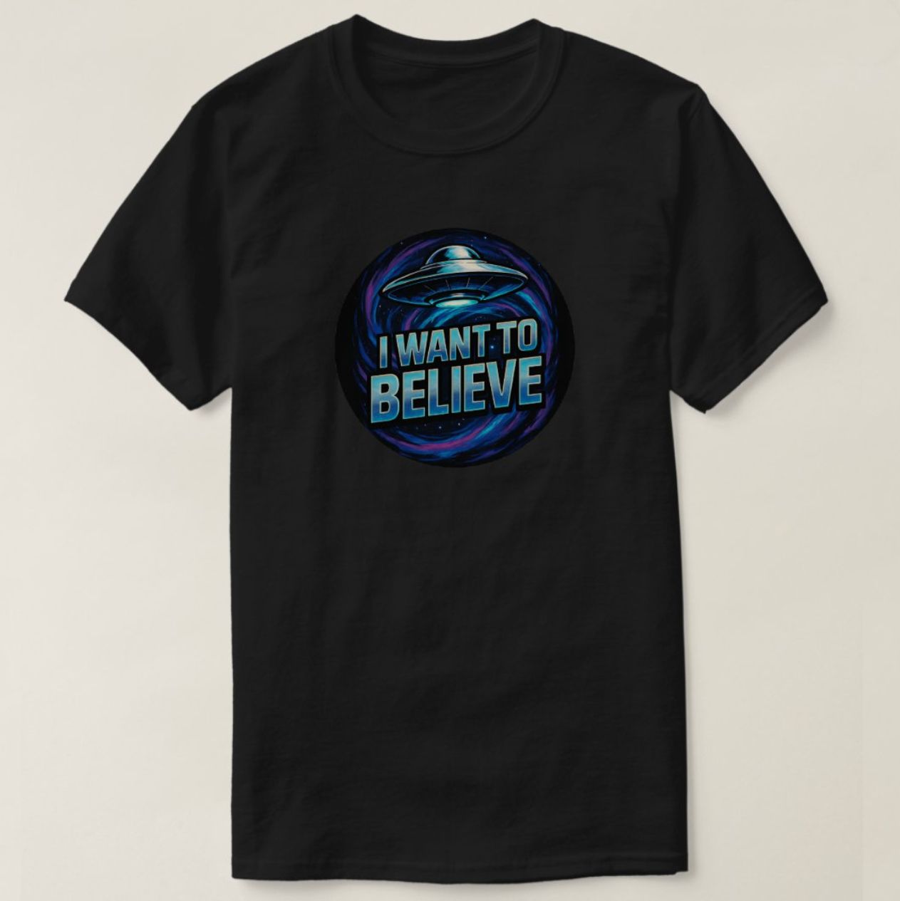 I Want To Believe UFO Alien - Mens/Womens T-Shirt