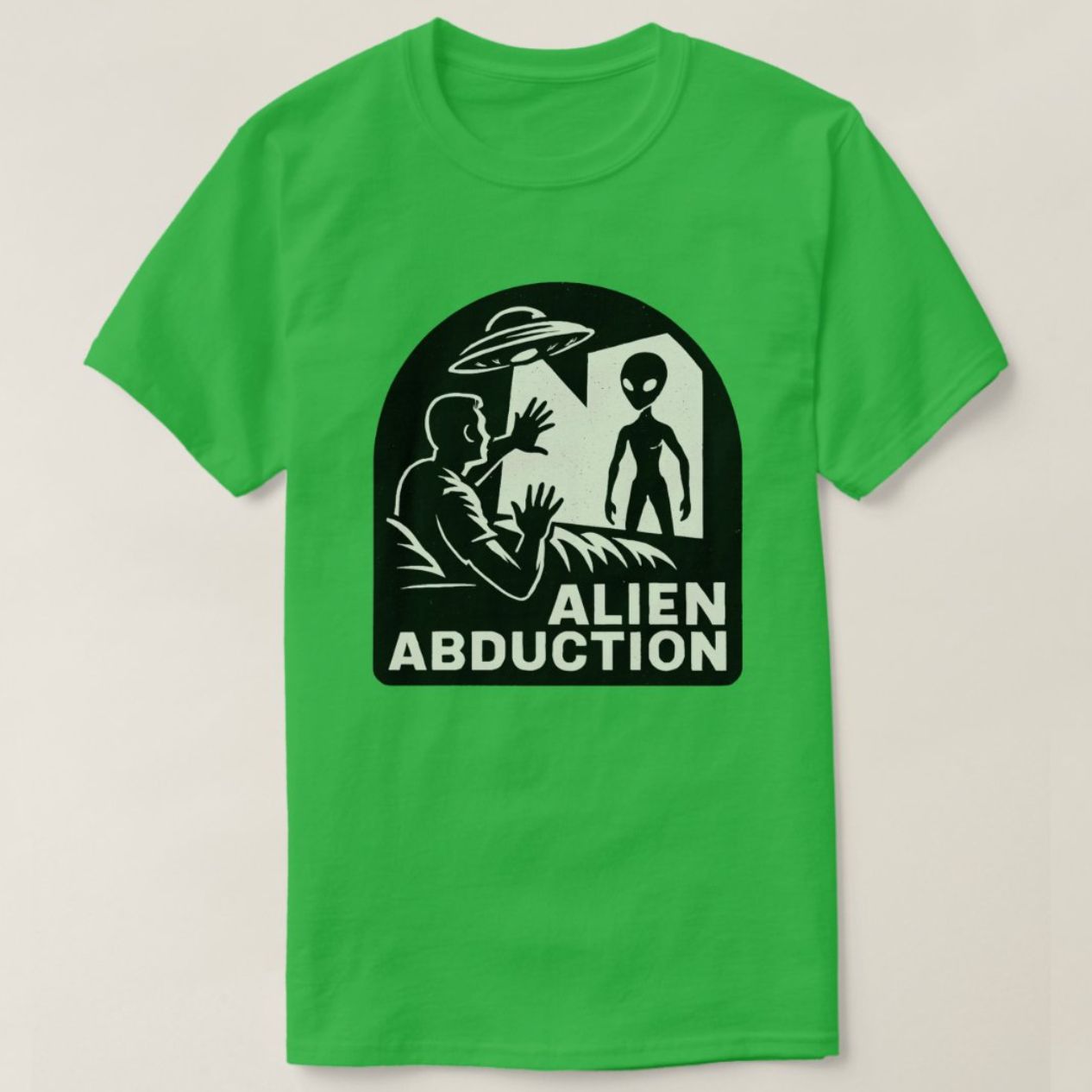 Alien Abduction UFO - Mens/Womens T-Shirt