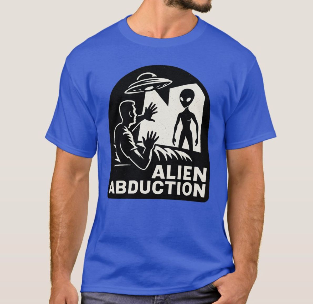 Alien Abduction UFO - Mens/Womens T-Shirt