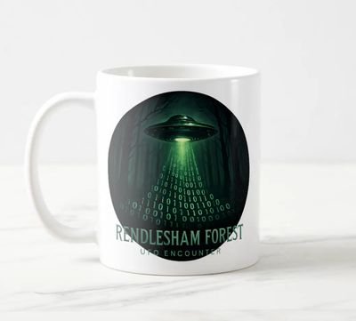 The Rendlesham Forest UFO Alien - Ceramic Coffee Mug