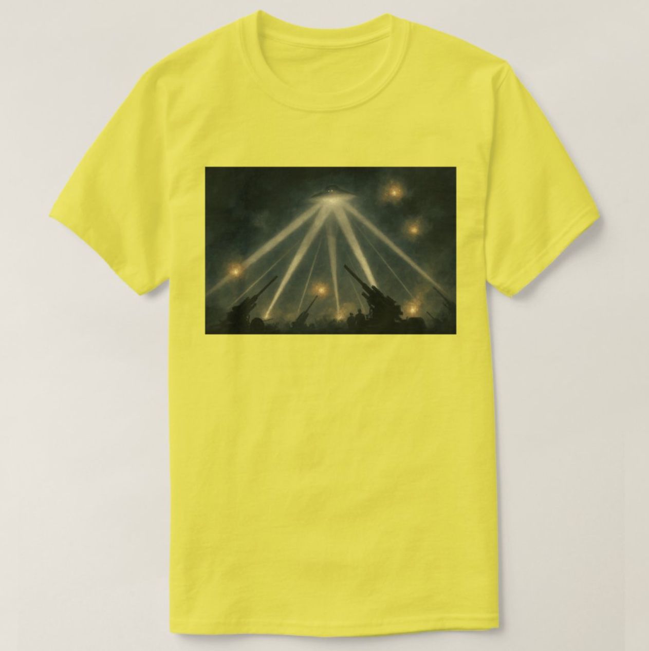 The Great Los Angeles Air Raid 1942 UFO Alien - Mens/Womens T-Shirt