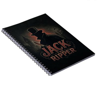 Jack the Ripper - Lined 6.5&quot; x 8.75&quot; Classic Lined Notebook