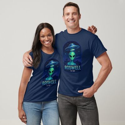 Roswell, NM UFO Alien - Mens/Womens T-Shirt