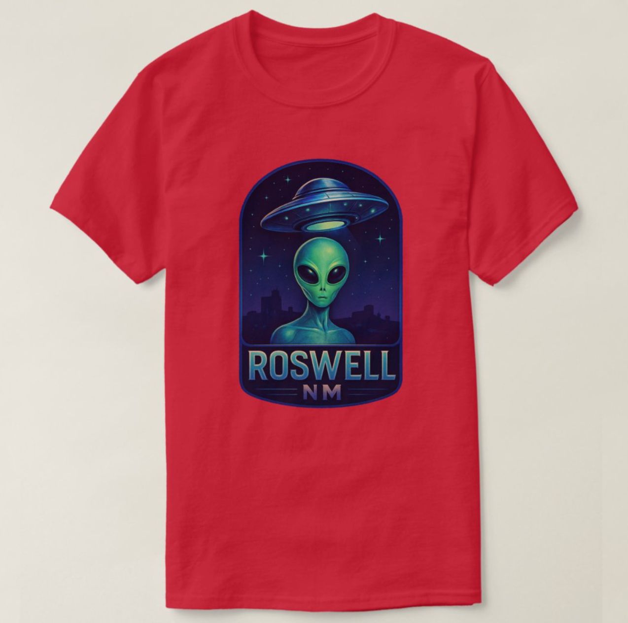 Roswell, NM UFO Alien - Mens/Womens T-Shirt