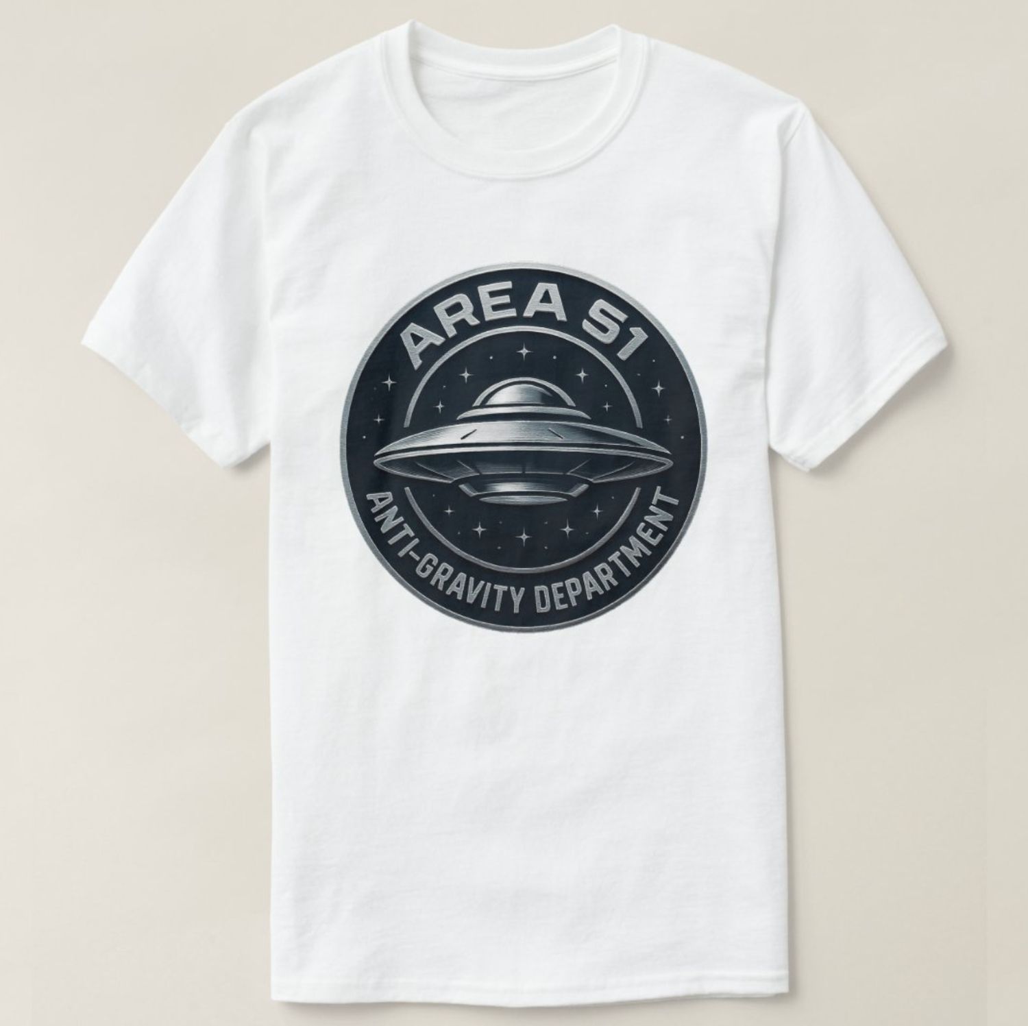 Area 51 - Anti-Gravity Department Alien UFO - Mens/Womens T-Shirt