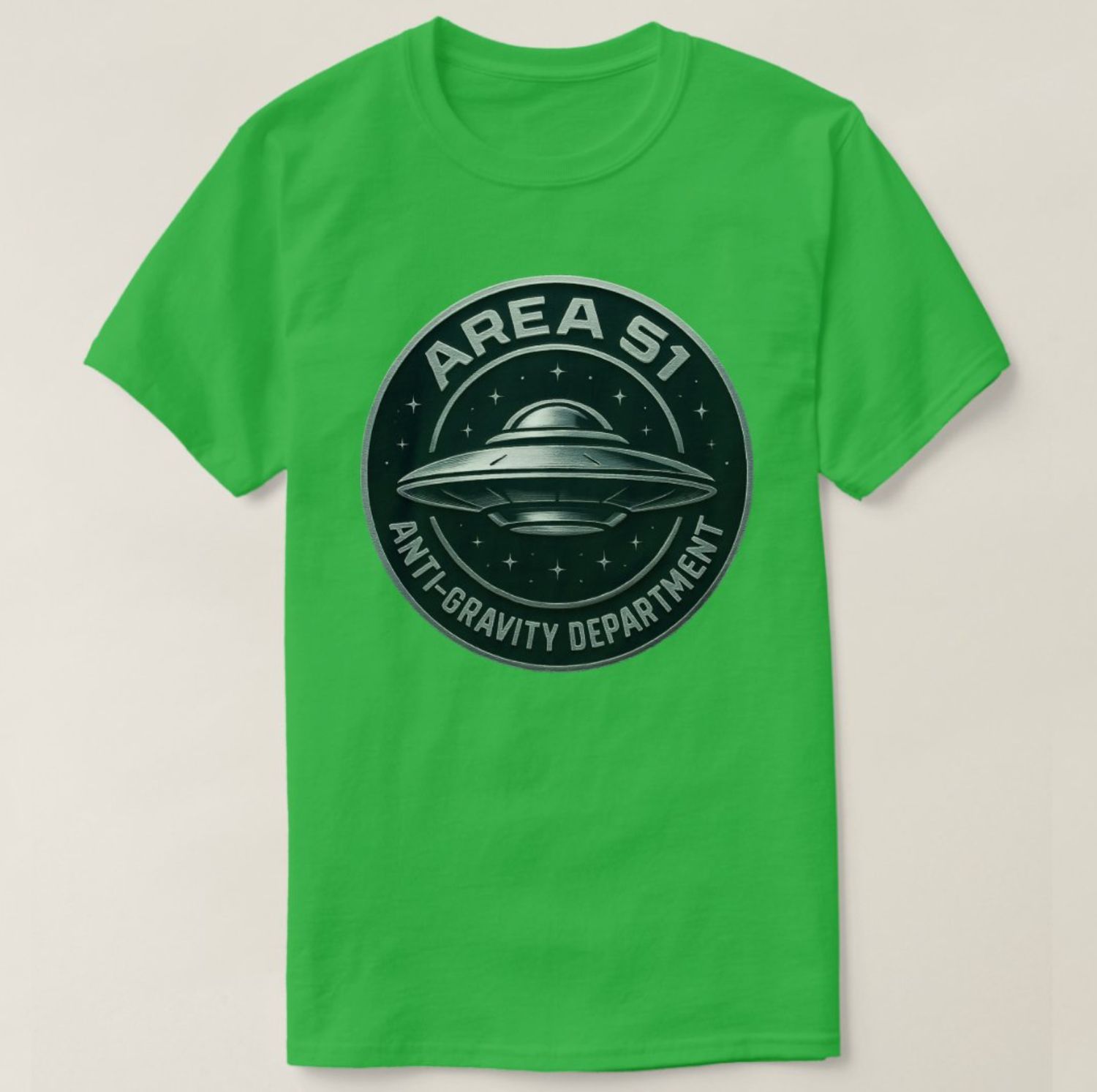 Area 51 - Anti-Gravity Department Alien UFO - Mens/Womens T-Shirt
