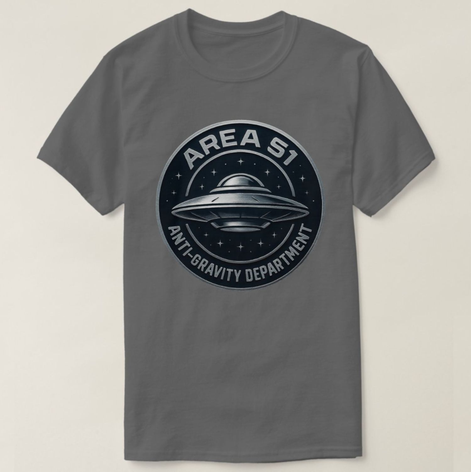Area 51 - Anti-Gravity Department Alien UFO - Mens/Womens T-Shirt