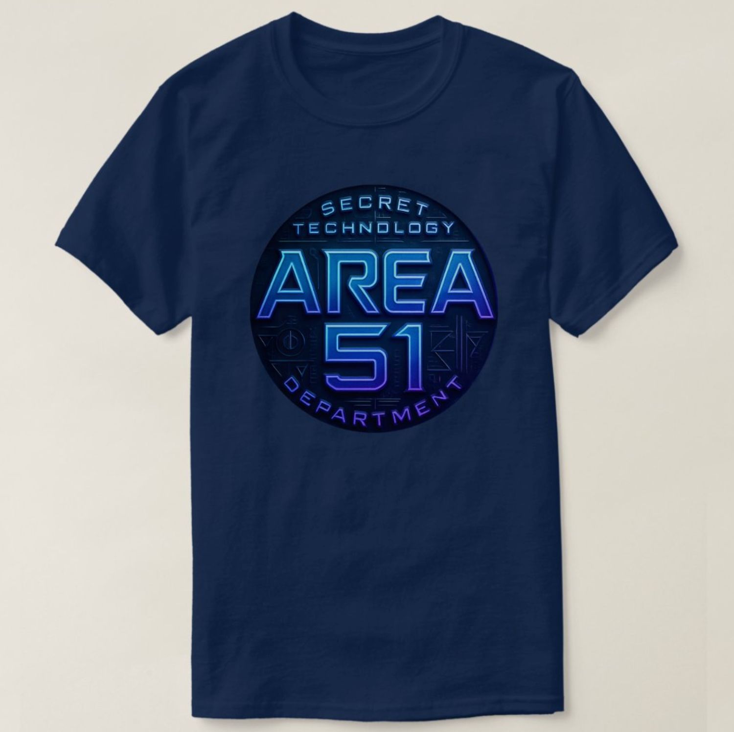 Area 51 - Secret Technology Department Alien UFO - Mens/Womens T-Shirt