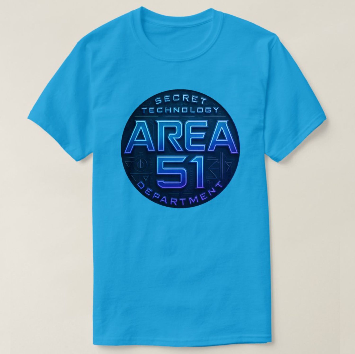 Area 51 - Secret Technology Department Alien UFO - Mens/Womens T-Shirt